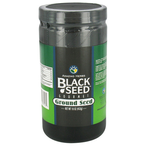 Amazing Herbs Black And Gourmet Ground Seed - 16 Oz